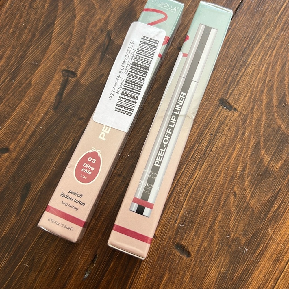 Peel off lip liner